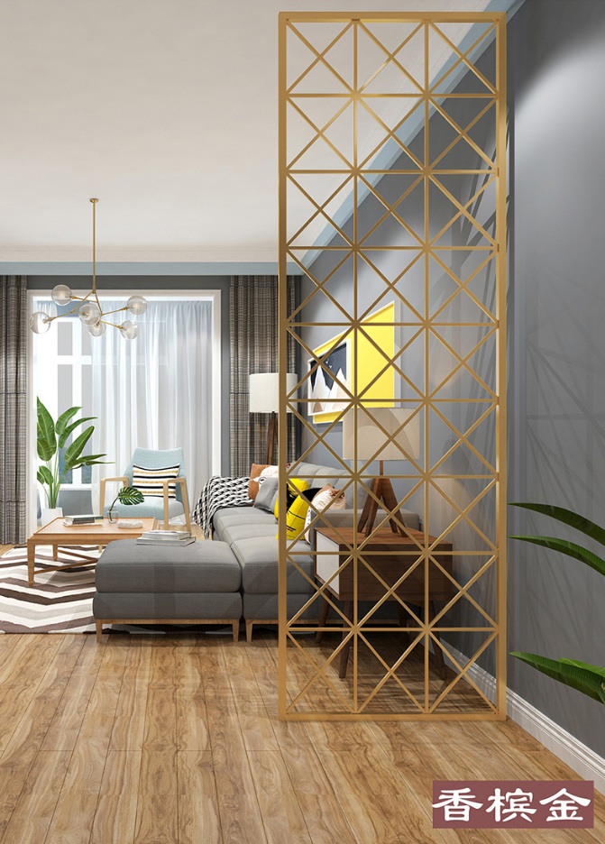 镂空不锈钢屏风